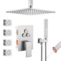 VANFOXLE Shower Faucet Set Brushed Nickel Shower System by VANFOXLE