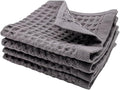 sea me at home Waffle Washcloths Set, 100% Turkish Cotton by seameathome