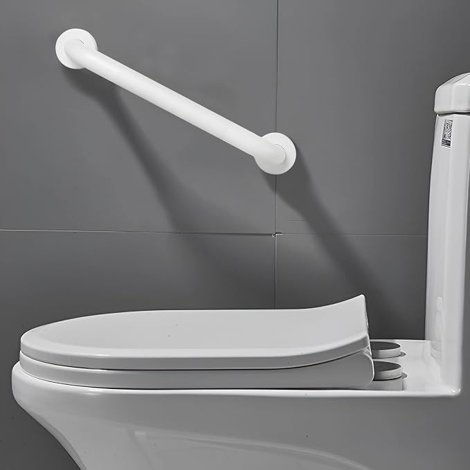 Shower Grab Bar, 2 Pack 32 Inch White Bathroom Grab Bar, 1.25" Diameter 304 - Image 6