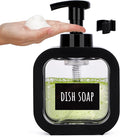 Segbeauty 10.1oz Black Foaming Soap Dispenser, 300ml Square Foam Bottle by Segbeauty
