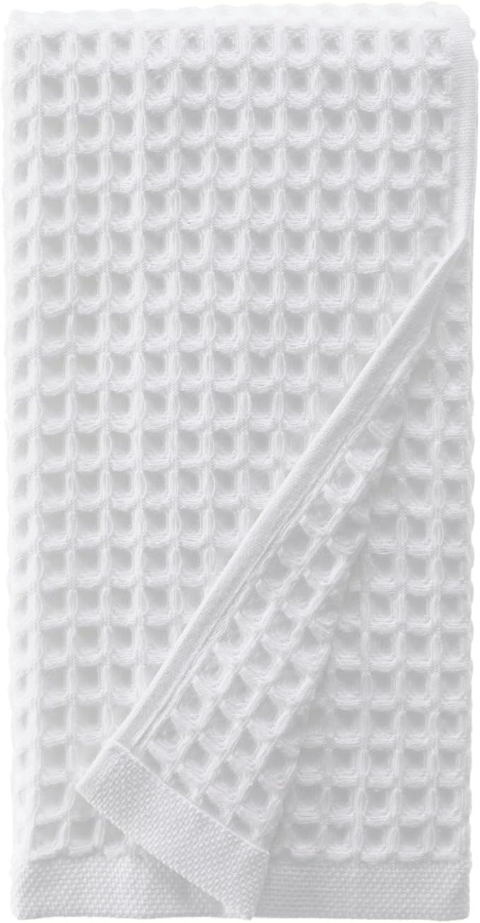 sea me at home Waffle Hand Towel – 100% Turkish Cotton, Soft and Absorbent by seameathome