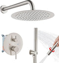 Airuida Shower Fixtures 2 Functions Shower Faucet Set Wall Mounted by Airuida