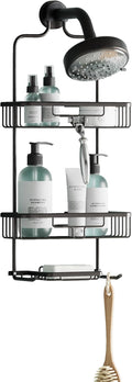 Zenna Home Rustproof Hanging Shower Caddy, Over the Shower Head Caddy by ZennaHome
