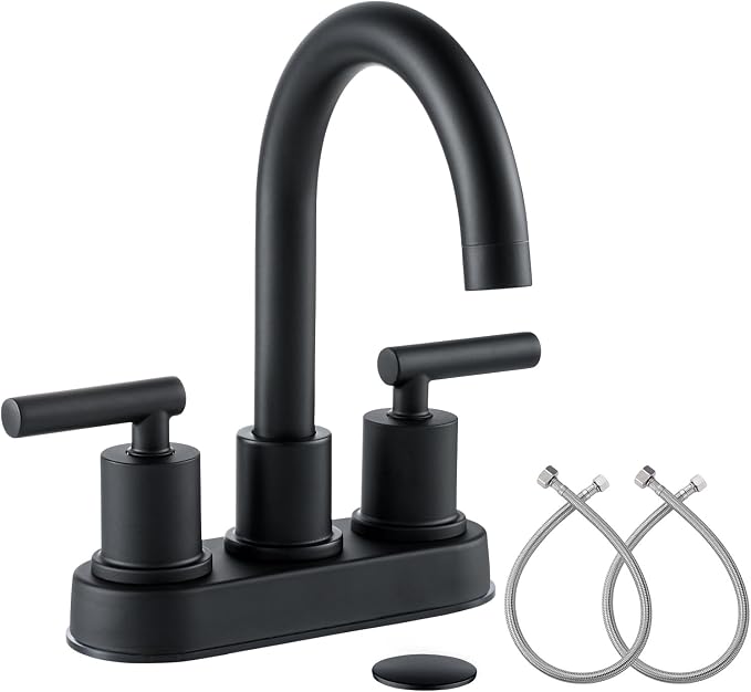 VXV Bathroom Sink Faucet 4 Inch 2 Handle Centerset Utility Lavatory Vanity by VXV
