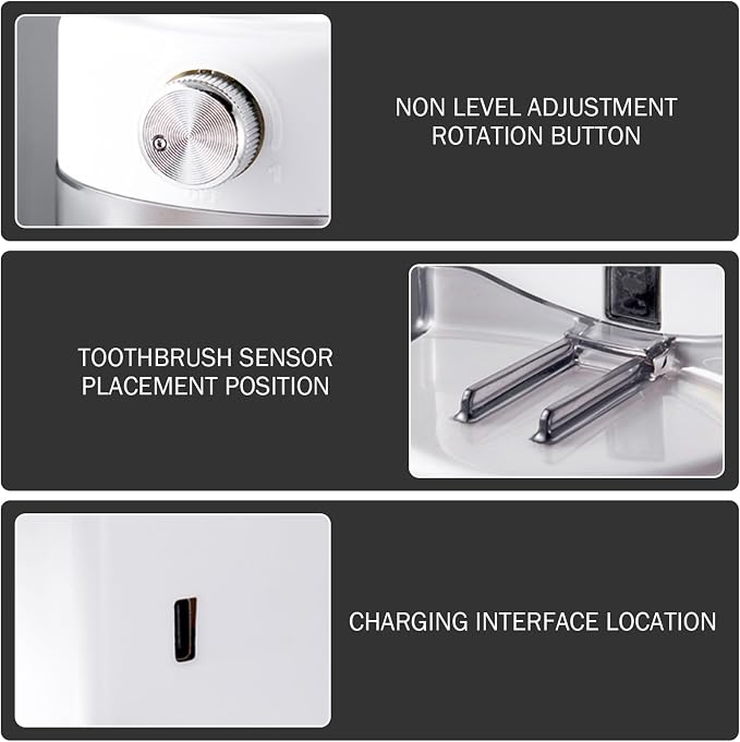 Automatic Toothpaste Dispenser Smart Sensor Toothpaste Dispenser Wall Mounted - Image 4