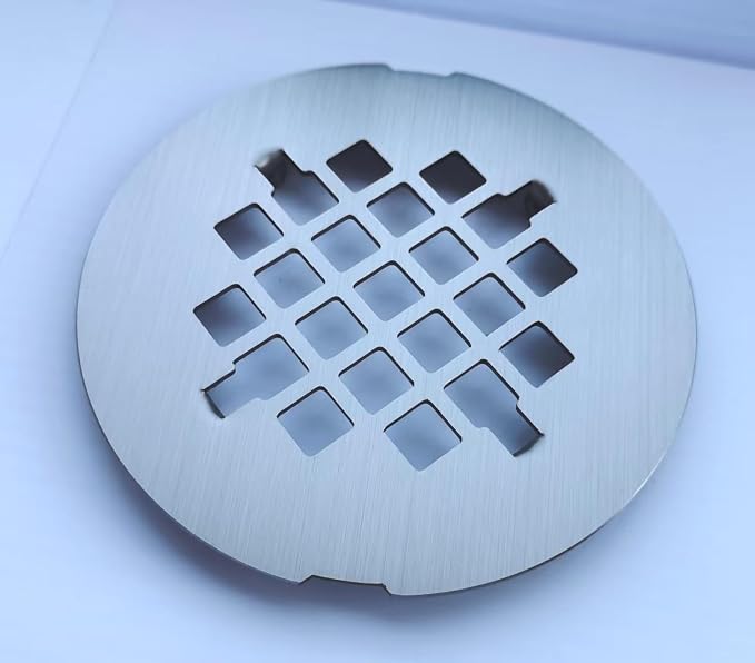 4-1/4 inches Snap-On Round Shower Drain Cover, Stainless Steel - Image 6