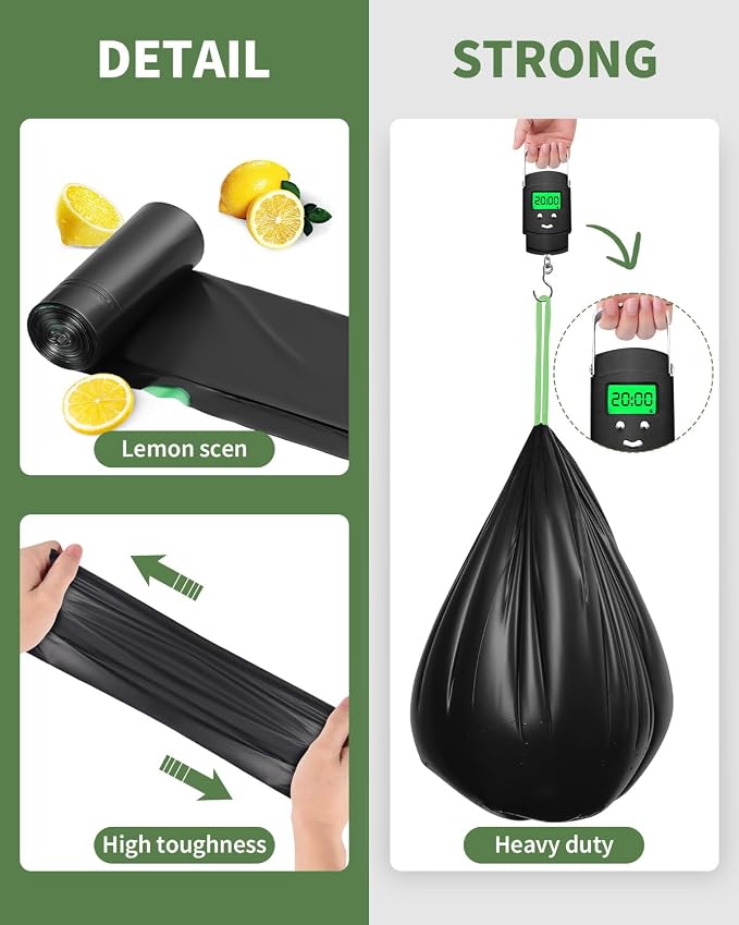 100 Camping Toilet Bags Drawstring, 8 Gallon Portable Toilet Bags Use - Image 5