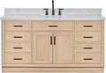 ARIEL Hepburn 67" Inch Oak Single Bathroom Vanity by Ariel