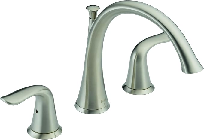 Delta Faucet Lahara 2-Handle Widespread Roman Tub Faucet by DeltaFaucet