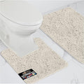 GORILLA GRIP Bathroom Rug Sets, Soft Chenille 2 Piece Area Rugs Set, Toilet by GorillaGrip