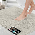 GORILLA GRIP Bath Rug Mat 36x24, Thick Absorbent Chenille, Quick Dry Microfiber by GorillaGrip