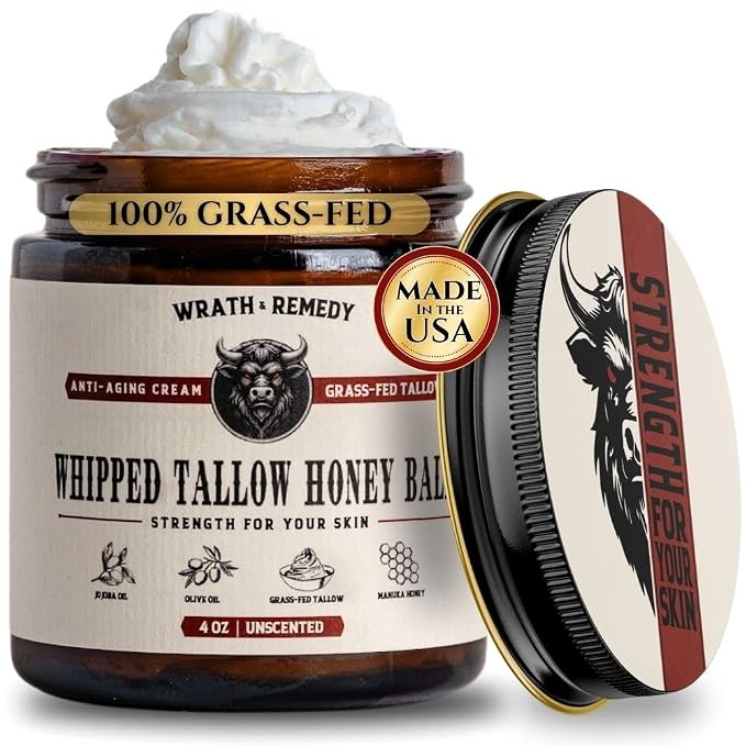 Organic Beef Tallow for Skin - 4 OZ — Grass Fed Beef Tallow for face + Body — - Image 9