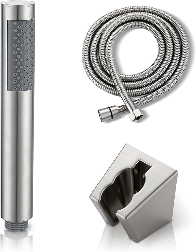 Handheld Shower Head with Hose, Hand Held Shower Wand Head with Long Hose by Unknown