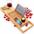 SereneLife Luxury Bamboo Bathtub Caddy Tray by SereneLife