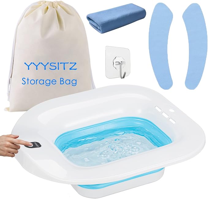 Electric Sitz Bath, Sitz Bath for Hemorrhoids, Sitz Bath for Postpartum Care by YYYSITZ
