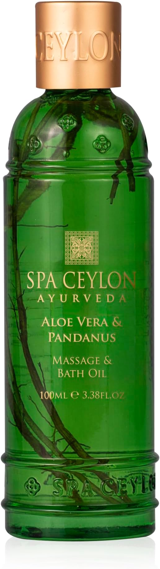 SPA CEYLON Aloe Vera & Pandanus Massage & Bath Oil | Natural Therapy Blend | by SPACEYLON