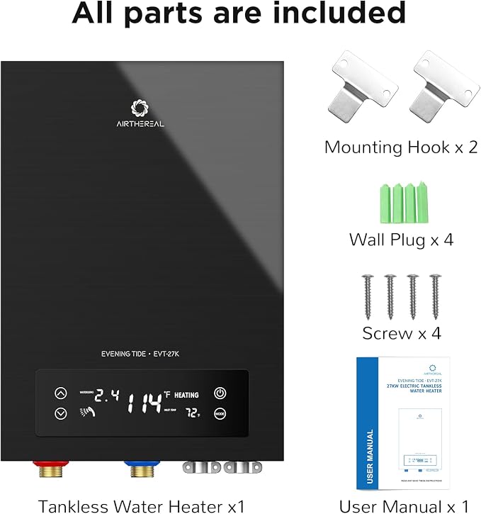 Airthereal Electric Tankless Water Heater, 240Volts - Image 9