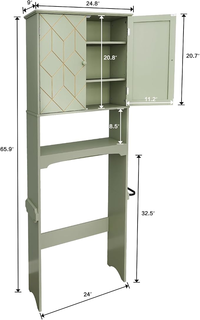 HLR Over The Toilet Storage Cabinet - Image 2