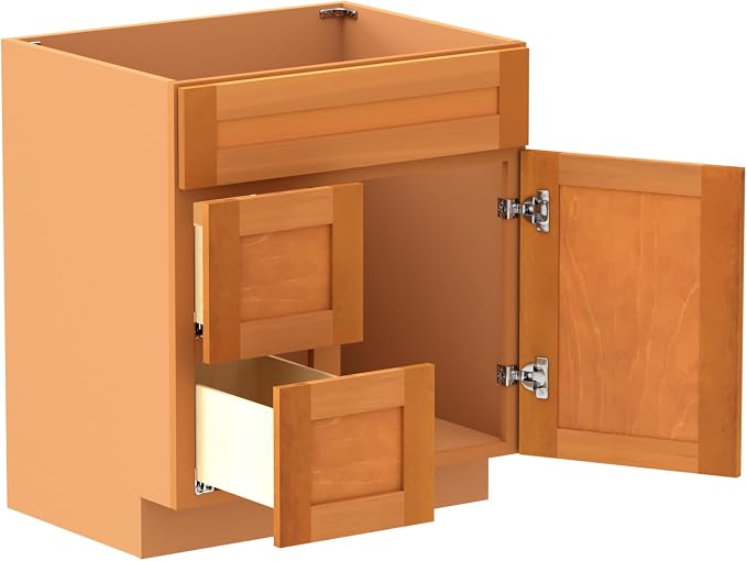 KitchenMan 30 Inch Bathroom Vanity Without Sink and Top Unassembled Bathroom - Image 9