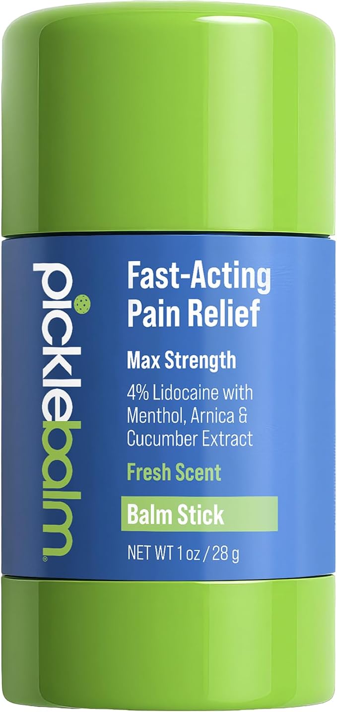 PickleBalm Pickleball In-Game Muscle Pain Relief Balm Stick by Picklebalm