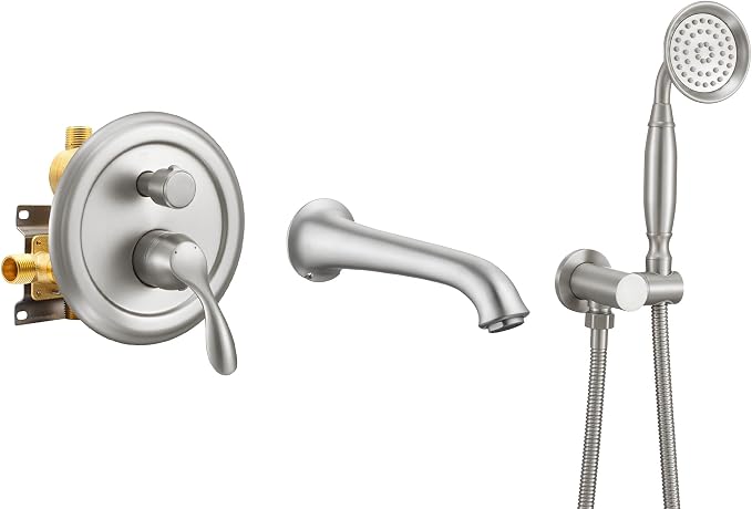 DASAN Antique Wall Mount Tub Filler Faucet by Dasan