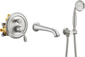 DASAN Antique Wall Mount Tub Filler Faucet by Dasan