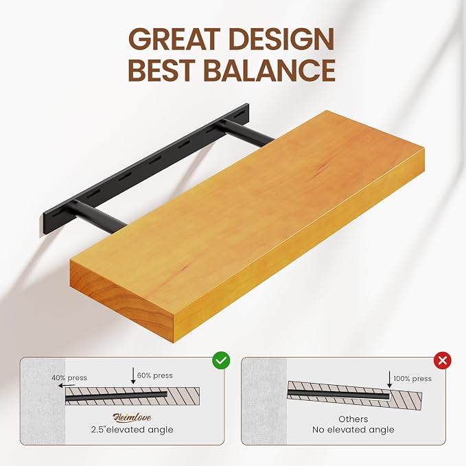 Heimlove 24 inch Floating Shelves - Image 7