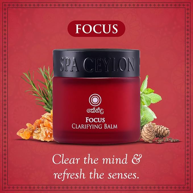 SPA CEYLON Focus Clarifying Balm, Clean Ingredients, Vegetarian, Meditation Balm - Image 3