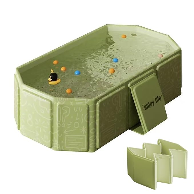 Toddler Bath Tub for Shower, Portable Baby Bathtub, Foldable Kids Bathtub – - Image 7