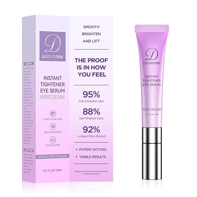 Caffeine & Retinol Eye Serum – Hydrating Under Eye Serum to Help Reduce the by Unknown