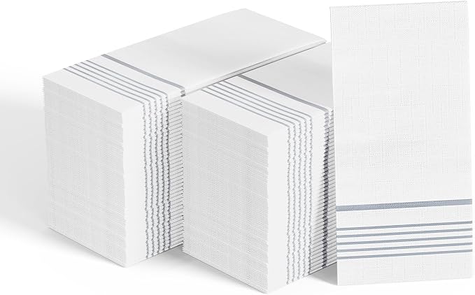 400 Pack Paper Napkins, Disposable Guest Towels Party Dinner Napkins Soft by JOLLYCHEF