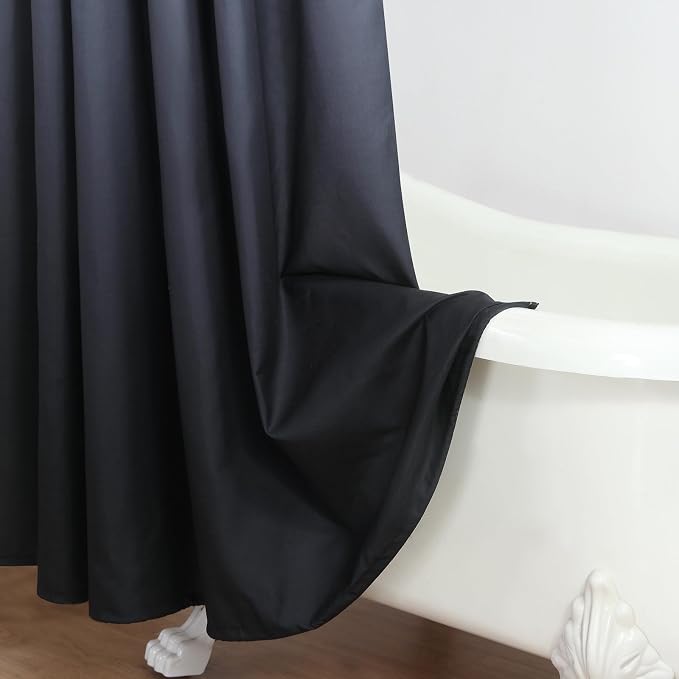 Extra Long Fabric Shower Curtain, Modern Waterproof Bathroom Curtains - Image 5