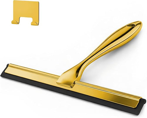 12-Inch Golden All-Purpose Shower Squeegee by ALFLOD