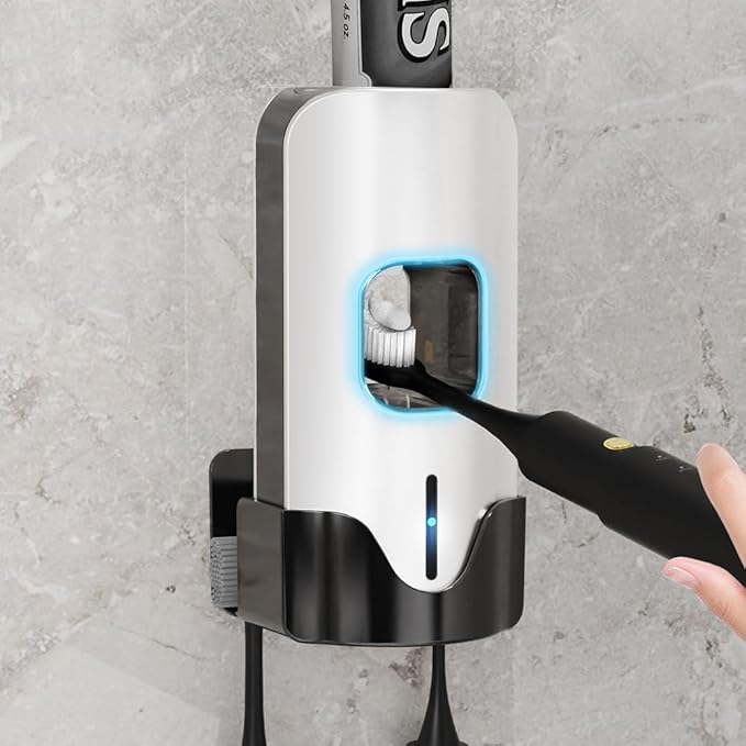 Automatic Toothpaste Dispenser Wall Mounted by TuCao