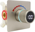 Digital Display Shower Valve Shower Valve Single Way Shower Diverter Valve by Backnets