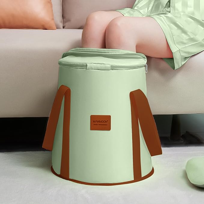 25L Collapsible Bucket Foot Bath Basin， Multifunctional Portable Foot Bath Tub - Image 2