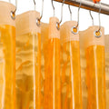Ga-Geetopia Orange EVA 3D Water Cube Plastic Shower Curtain Liner by Ga-Geetopia