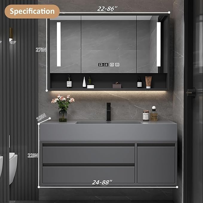 80IN Bathroom Vanity - Image 2