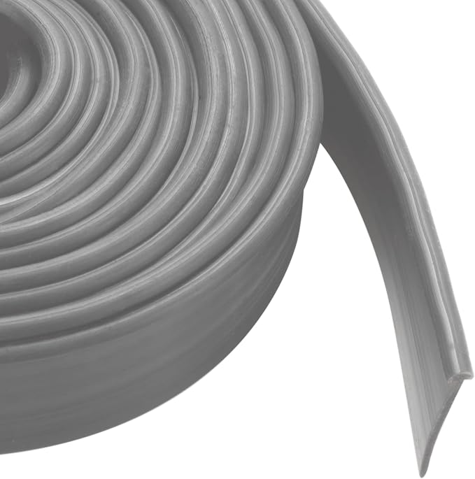 Shower Bottom Waterproof Door Rubber Sweep Trim Black Seal by TINSKY