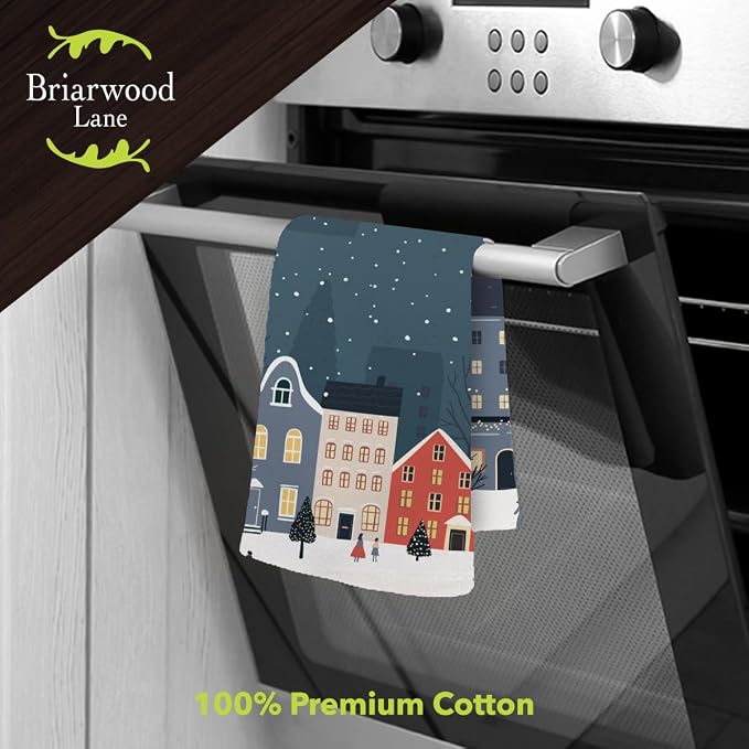 Briarwood Lane Snow Day Cotton Hand Towel - Image 2