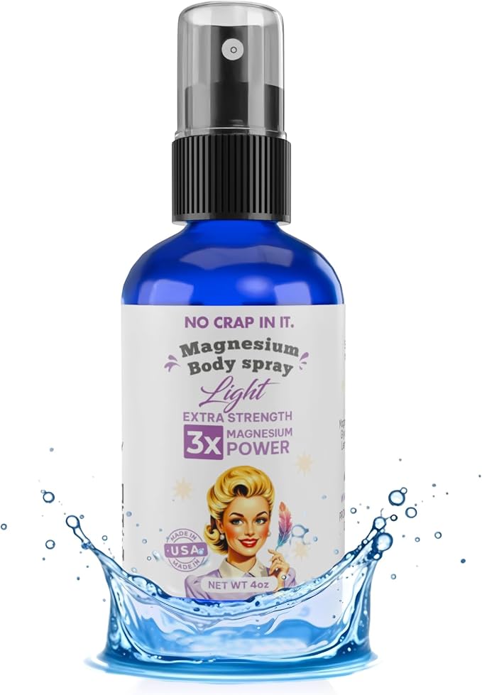 No Crap In It Magnesium Spray, Triple Action!- Your Way to Wellness | Immediate by VisitNoCrapInIt