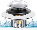 Upgraded 2 in 1 Bathtub Drain Stopper, Pop Up Tub Drain Hair Catcher, Anti by Qinuzeiy