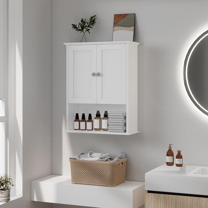 Medicine Cabinet, Over The Toilet Storage Cabinet, 24x30 Inch Wall Mount - Image 8