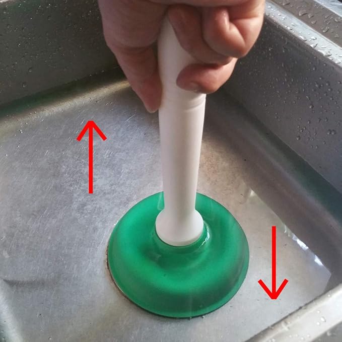 Coralpearl Drain Plunger, Small Hand Force Plumber Helper, Little 4 inch Cup - Image 6