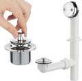 Yariwiz 1-1/2" Polished Chrome Bathtub Tub Drain Kit Bath Waste Overflow Drain by Yariwiz