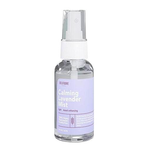 100% Natural Lavender Mist Spray, Organic Face Body Hair Hydrating Mister by BelfioreHerbal
