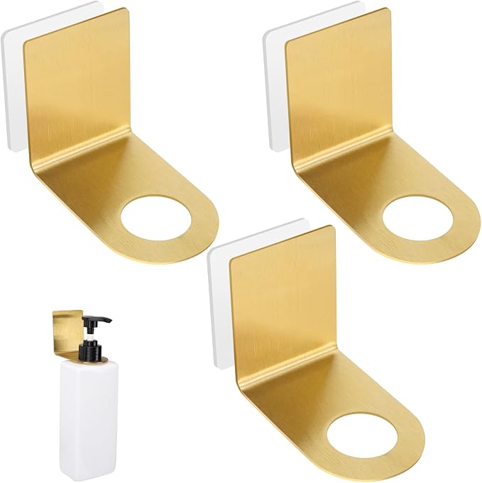 Segbeauty Non-Drilling Adhesive Bottle Holder, Dia 1.1" 2.8cm Lotion bottle by Segbeauty