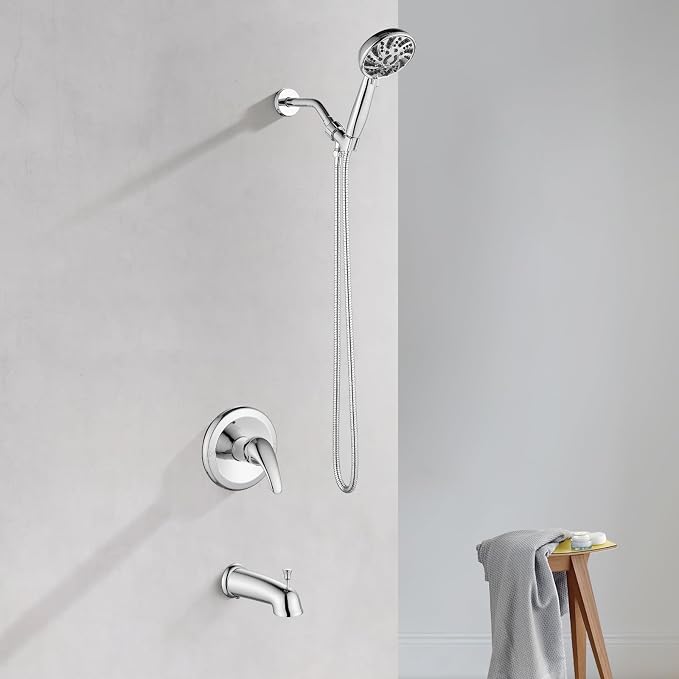 gotonovo Bathroom Shower Head Kit High Pressure Combo System Shower Faucet 6 - Image 3