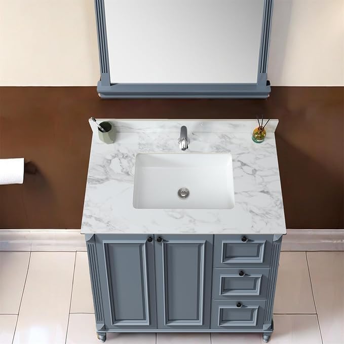 Montary 37"x 22" Bathroom Vanity Top - Image 2