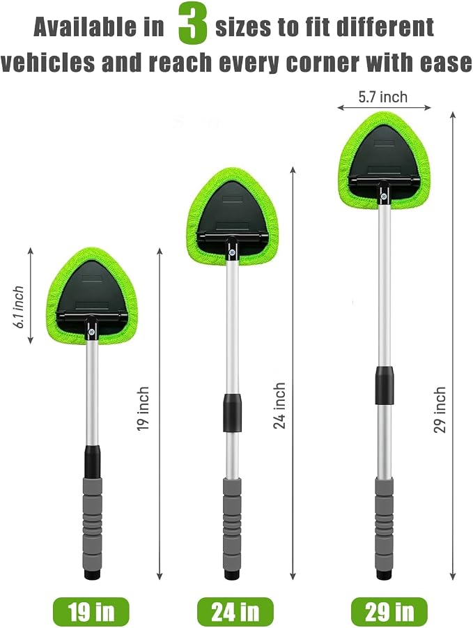 XINDELL 24-inch Windshield Cleaner Tool – Upgrade Large Head Car - Image 8
